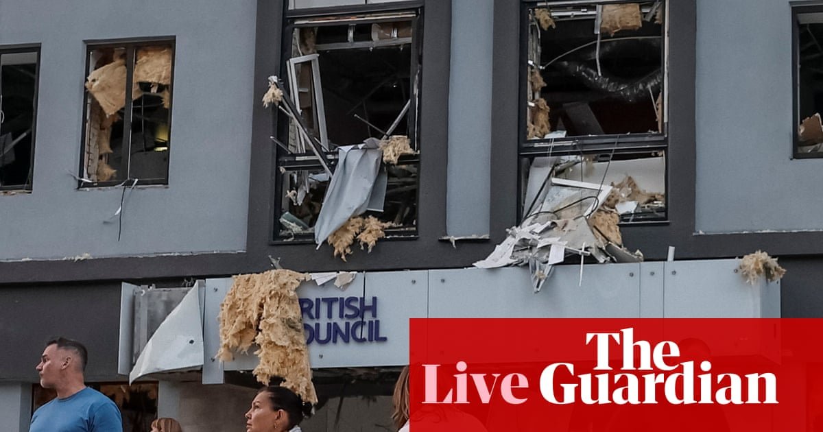 UK and EU summon top Russian diplomats after strikes hit British Council and EU offices in deadly attack on Kyiv – Europe live | Europe