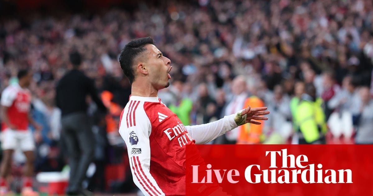Arsenal 1-1 Manchester City: Premier League – live | Premier League Arsenal 1-1 Manchester City: Premier League – live | Premier League