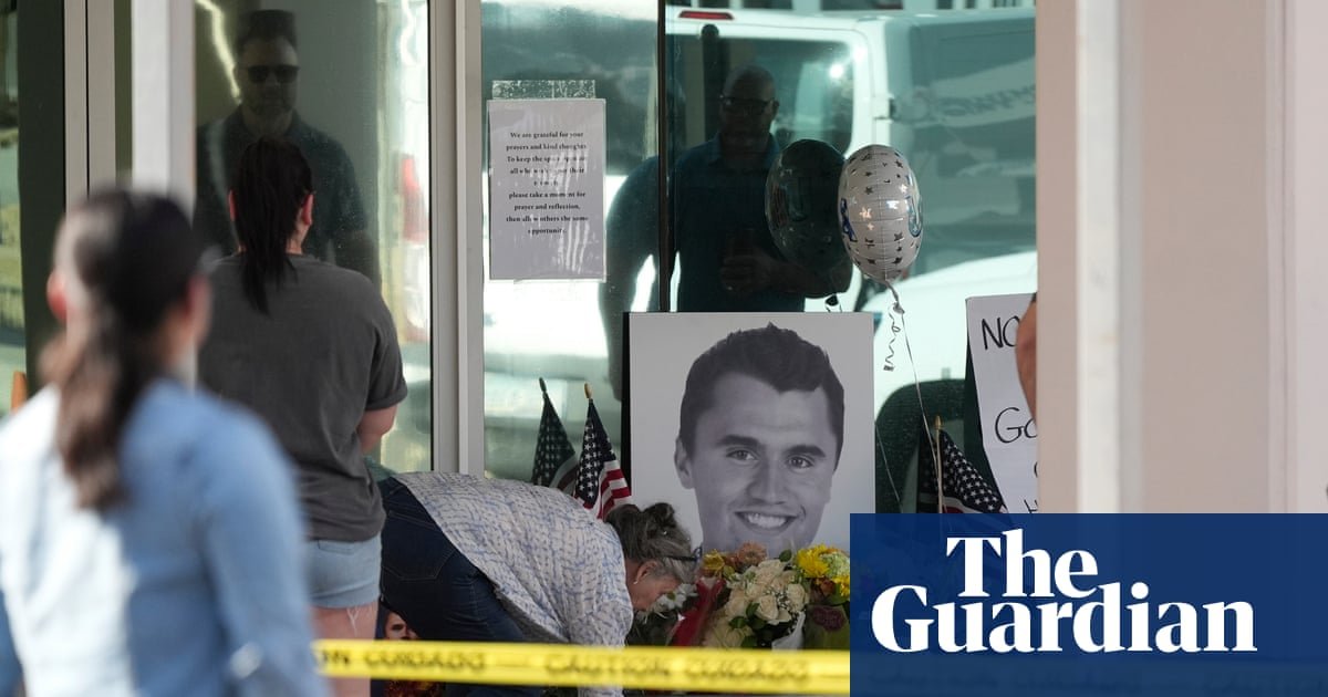 Charlie Kirk shooting: police search for suspect amid condemnation of ‘targeted’ killing | Charlie Kirk shooting