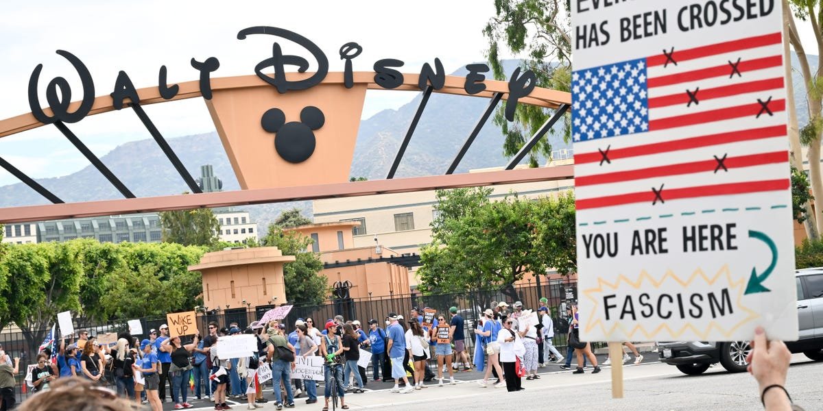 I Went to the Protest at Disney. It Was About More Than Jimmy Kimmel. I Went to the Protest at Disney. It Was About More Than Jimmy Kimmel.