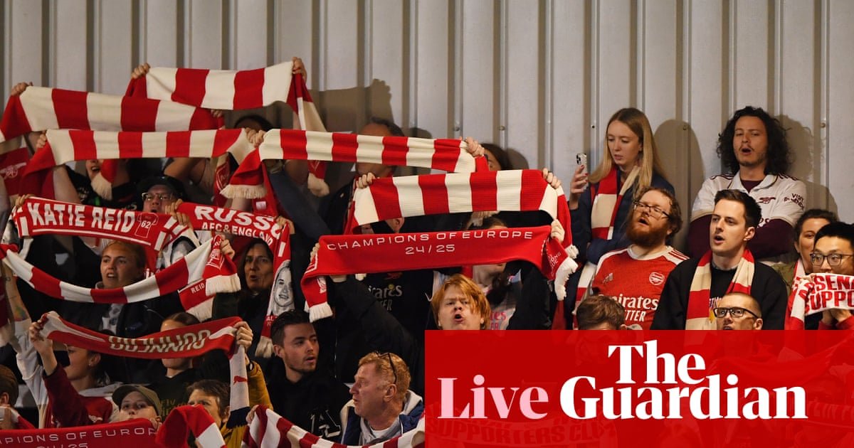 Arsenal v OL Lyonnes: Women’s Champions League – live | Women’s Champion’s League