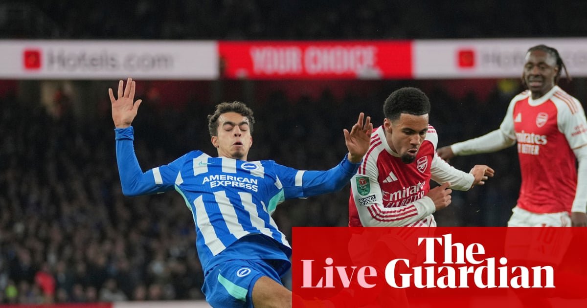 Carabao Cup quarter-final draw: Arsenal v Palace, Man City v Brentford and more – as it happened | Carabao Cup Carabao Cup quarter-final draw: Arsenal v Palace, Man City v Brentford and more – as it happened | Carabao Cup