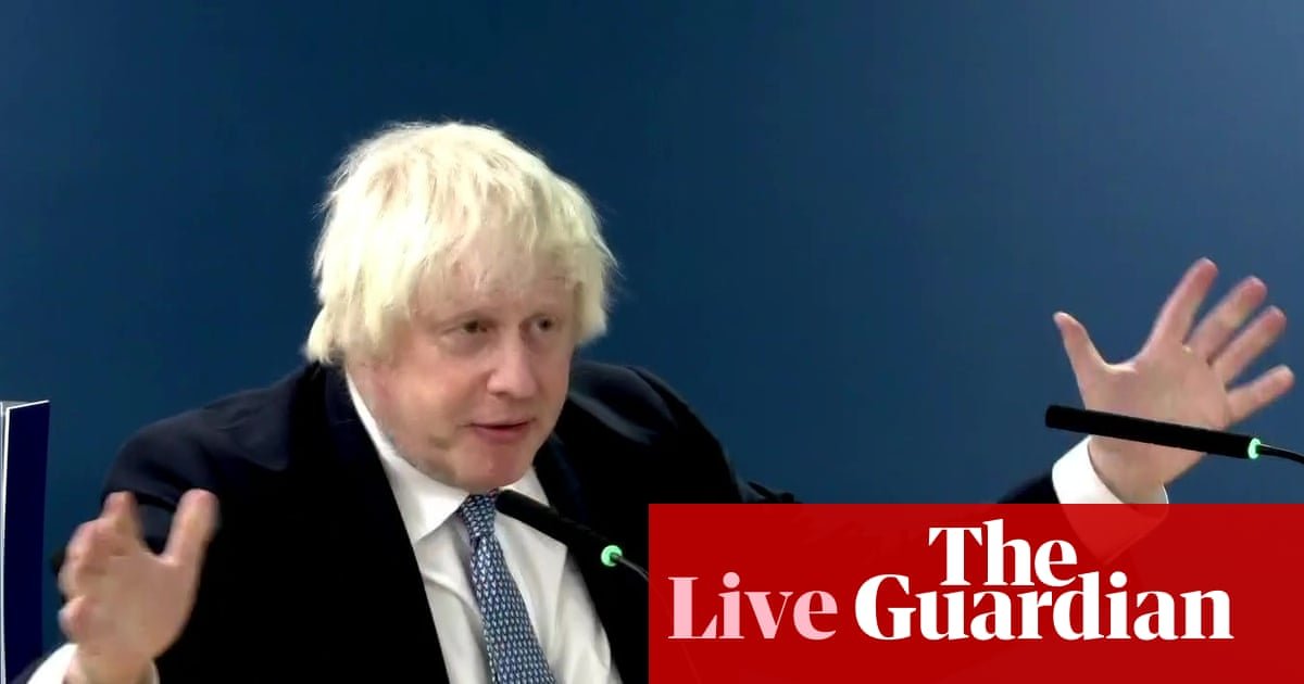 Covid inquiry live: children paid ‘huge price’ to protect rest of society in pandemic, says Johnson | Covid inquiry