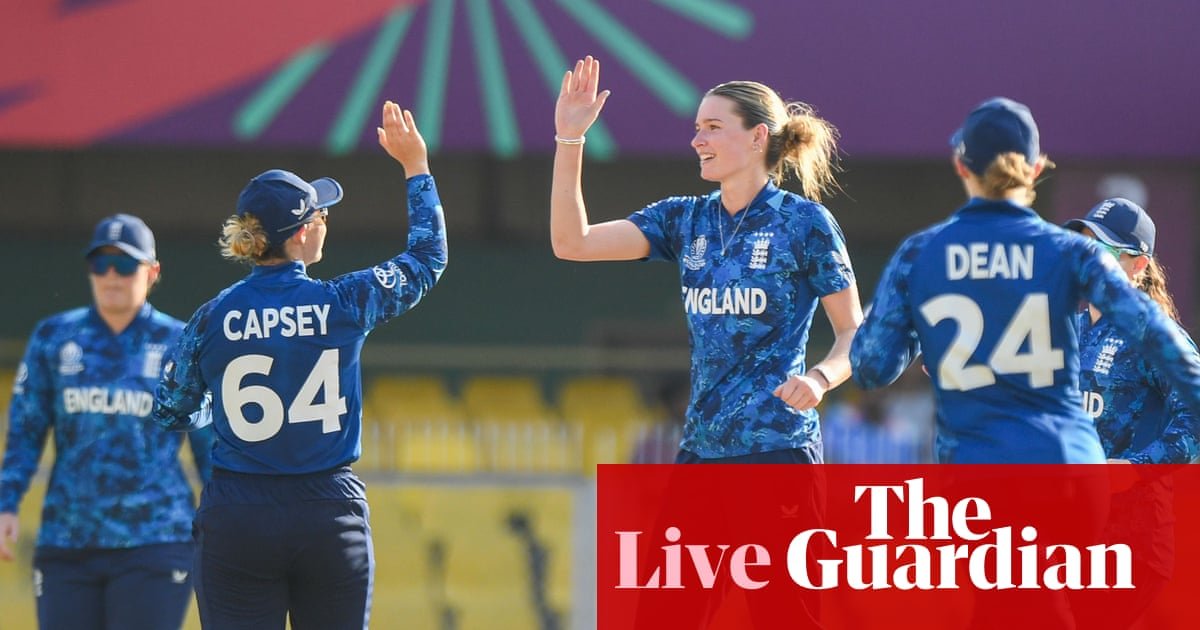 England v Bangladesh: Women’s Cricket World Cup – live | Women’s Cricket World Cup
