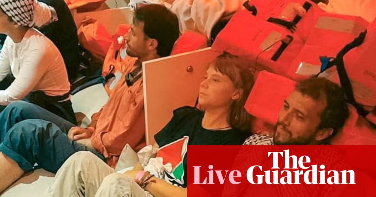 Greta Thunberg among 171 Gaza flotilla activists deported by Israel; ceasefire negotiations due to begin in Egypt – Middle East crisis live | Israel Greta Thunberg among 171 Gaza flotilla activists deported by Israel; ceasefire negotiations due to begin in Egypt – Middle East crisis live | Israel