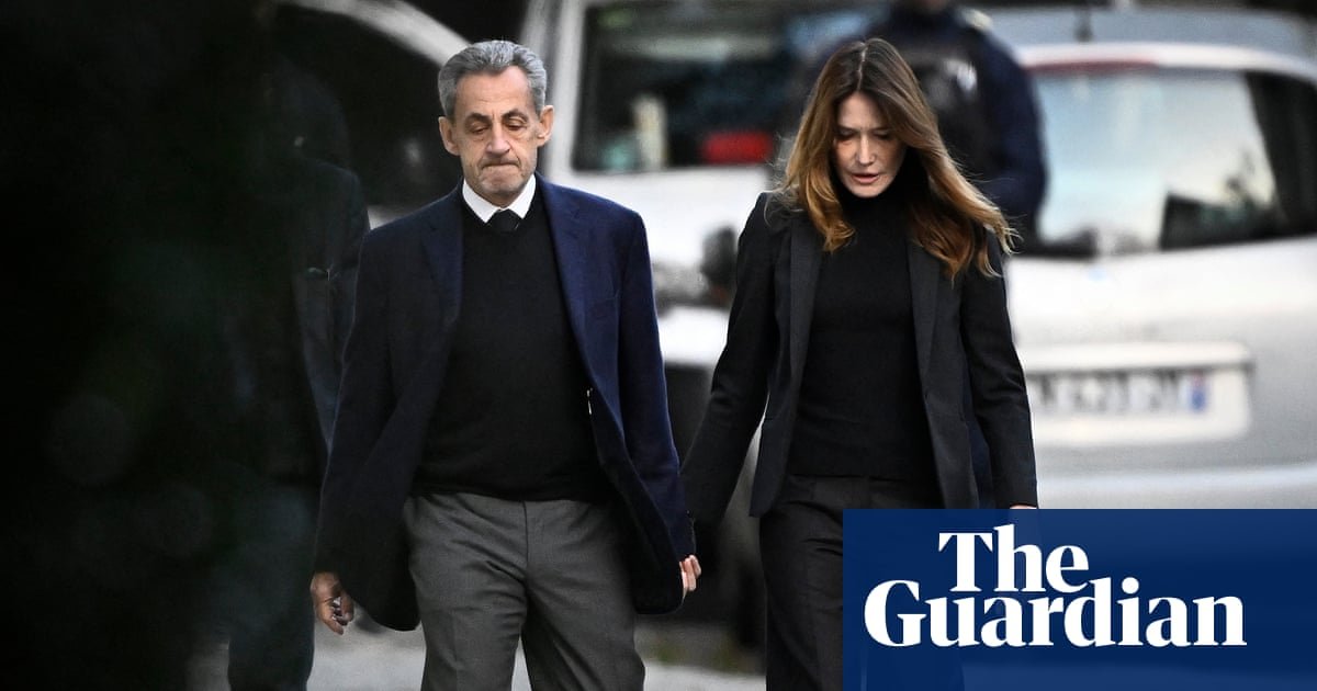 Nicolas Sarkozy enters prison to begin five-year sentence over campaign funds | Nicolas Sarkozy