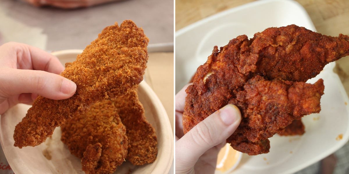 Review: Dave’s Hot Chicken Vs Guy Fieri Chicken Guy Chicken Tenders