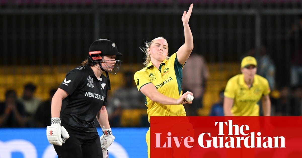 Women’s Cricket World Cup: Australia v New Zealand – live | Australia women’s cricket team Women’s Cricket World Cup: Australia v New Zealand – live | Australia women’s cricket team