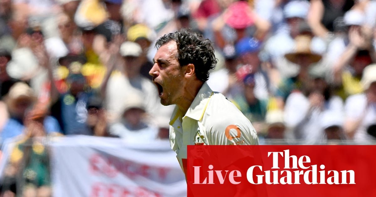 Australia v England: Ashes first Test, day one – live | Ashes 2025-26