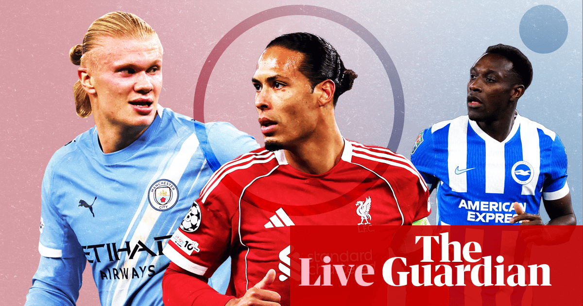 Liverpool travel to Manchester City, Premier League buildup and more – matchday live | Soccer