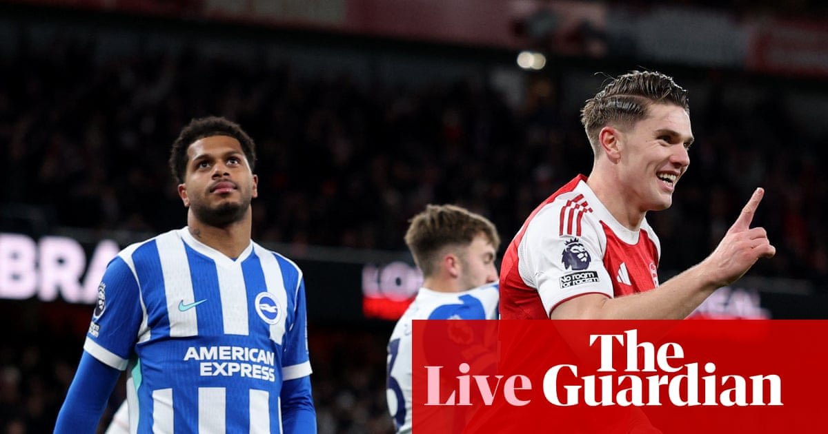 Arsenal v Brighton, Liverpool v Wolves, Senegal v DR Congo, and more – football live | Premier League Arsenal v Brighton, Liverpool v Wolves, Senegal v DR Congo, and more – football live | Premier League