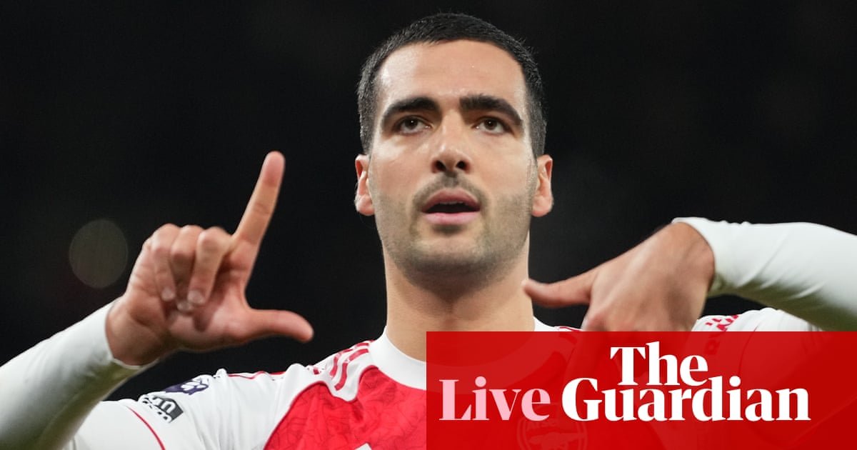 Merino may keep place as Arsenal striker, Rodri still unavailable for Manchester City – football live | Soccer Merino may keep place as Arsenal striker, Rodri still unavailable for Manchester City – football live | Soccer