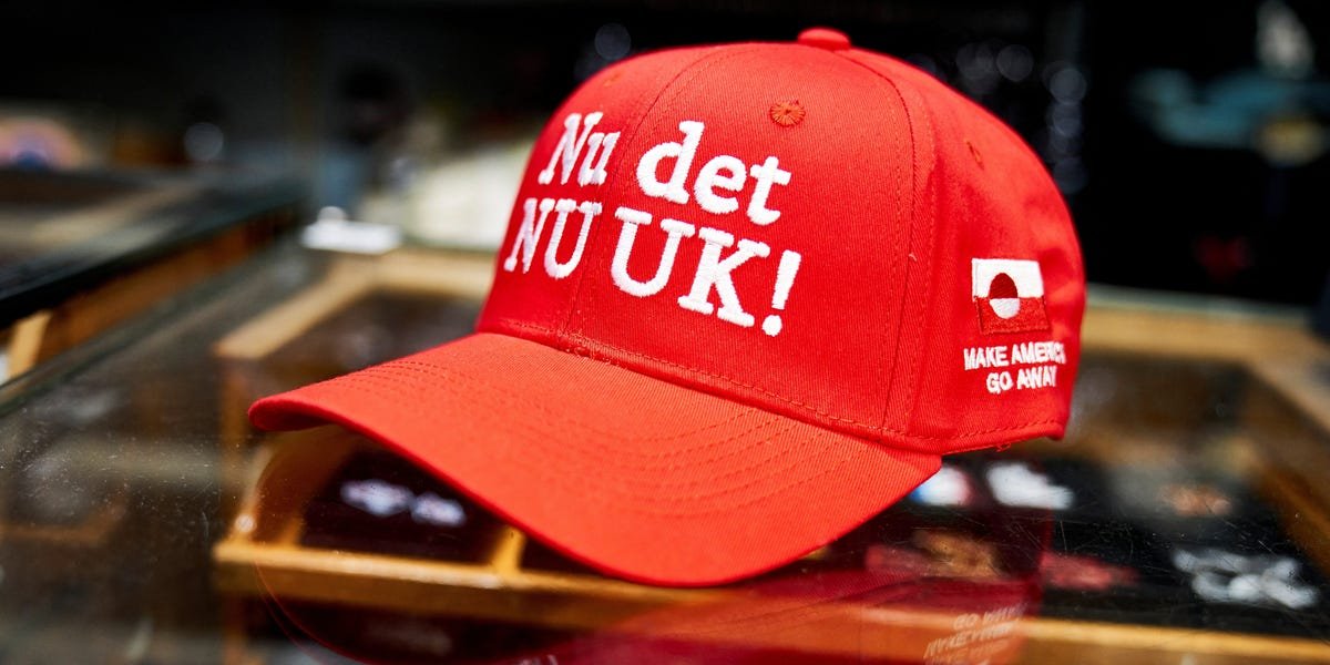 Greenland Charity Selling Red ‘Make America Go Away’ Hats.