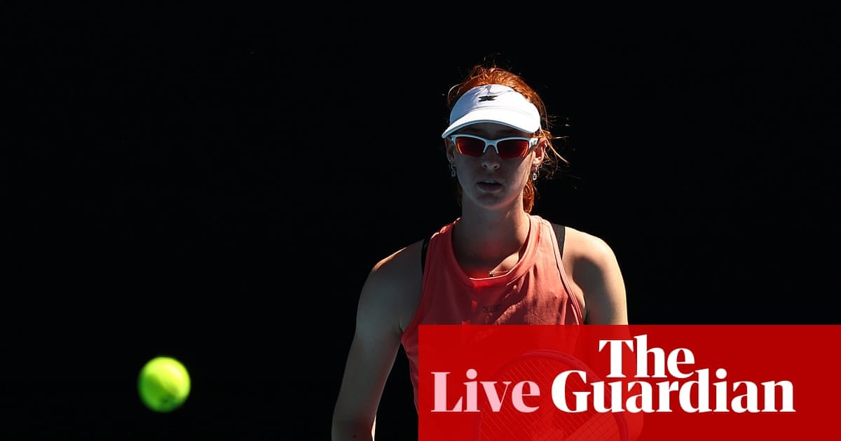 Tereza Valentova v Maya Joint: Australian Open first round – live | Australian Open 2026
