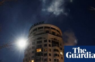 Ukraine war briefing: Kyiv and Kharkiv under Russian air attack after Trump says US may have ‘good news’ on war | Ukraine