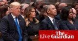 Donald Trump prompts fury after posting racist video about Barack and Michelle Obama – US politics live | Donald Trump