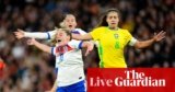 England v Brazil: international friendly – live updates | England women’s football team